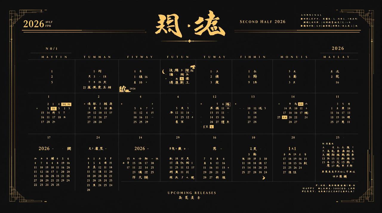 禁漫天 禁漫天独家：2026下半年追番日历